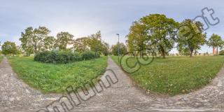 HDR Panorama 360° of Background Park